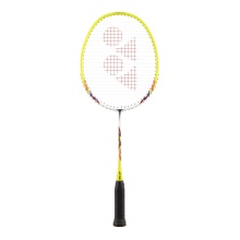 Yonex dziecięca rakieta do badmintona Muscle Power 2 (5-8 lat) żółto-biała - naciągnięta -